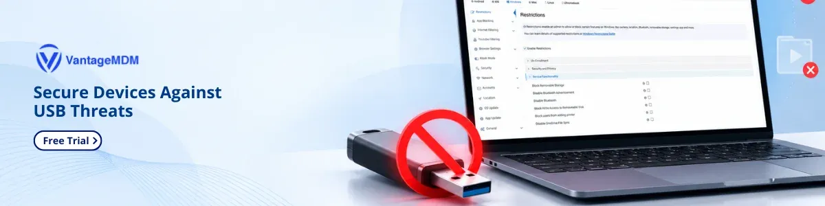 secure devices against USB threats