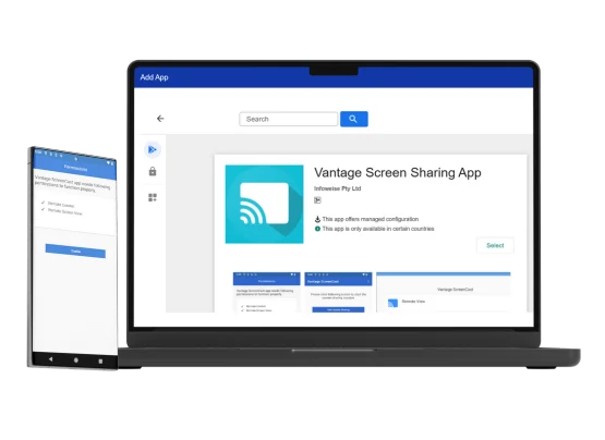 remote screen sharing with enterprise mdm